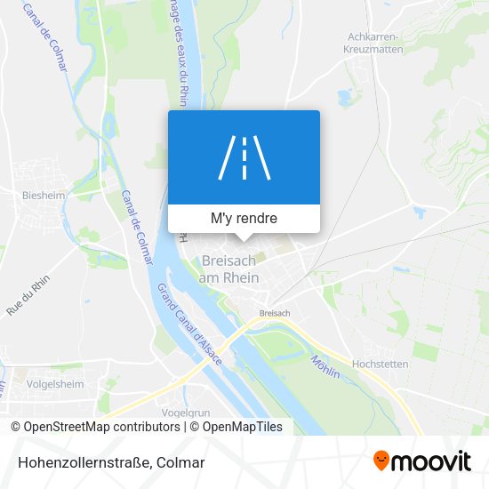 Hohenzollernstraße plan
