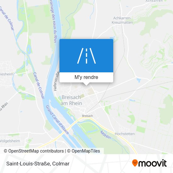 Saint-Louis-Straße plan