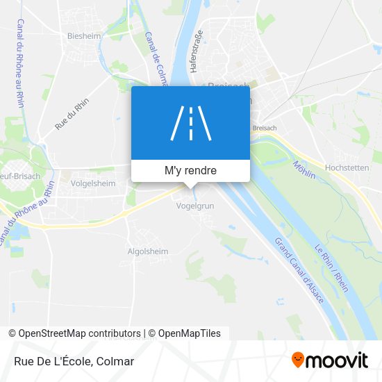 Rue De L'École plan