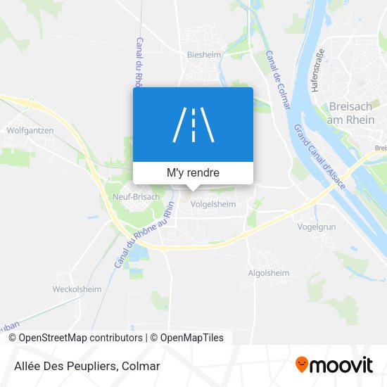 Allée Des Peupliers plan