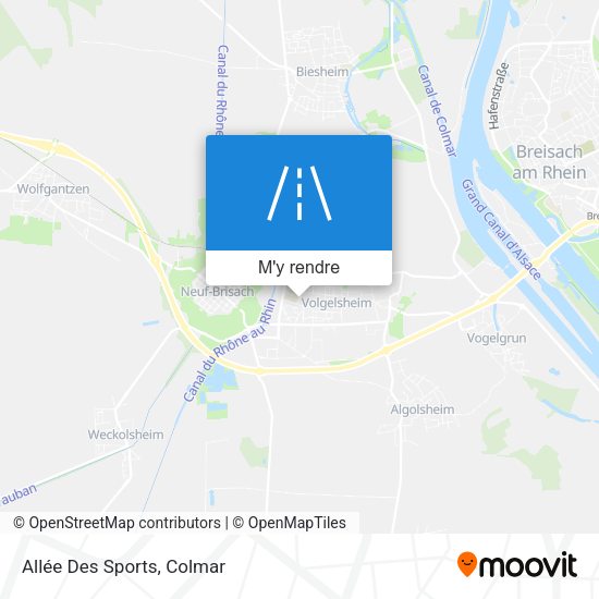 Allée Des Sports plan