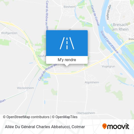 Allée Du Général Charles Abbatucci plan