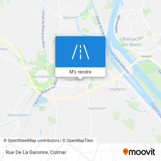 Rue De La Garonne plan