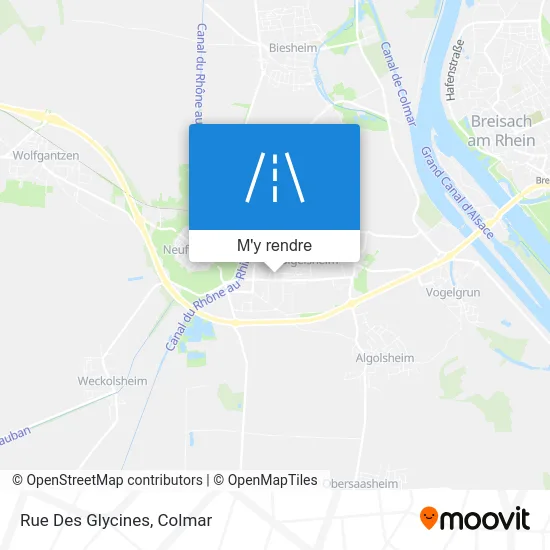 Rue Des Glycines plan