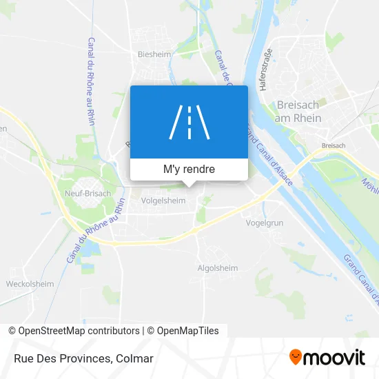 Rue Des Provinces plan