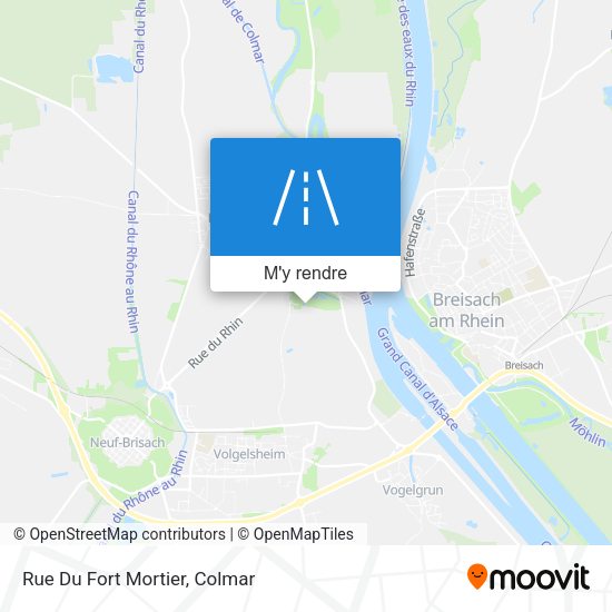 Rue Du Fort Mortier plan