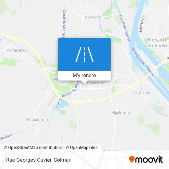 Rue Georges Cuvier plan