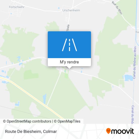 Route De Biesheim plan