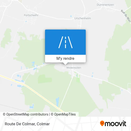 Route De Colmar plan