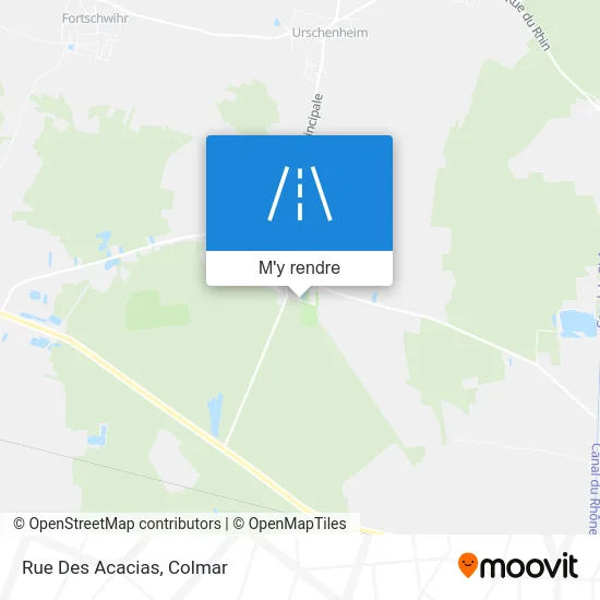 Rue Des Acacias plan