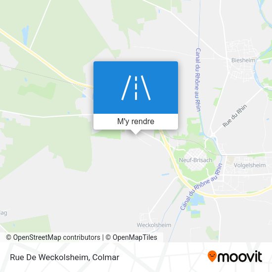 Rue De Weckolsheim plan