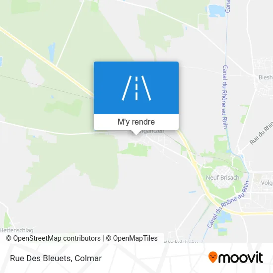 Rue Des Bleuets plan