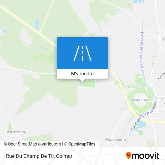 Rue Du Champ De Tir plan