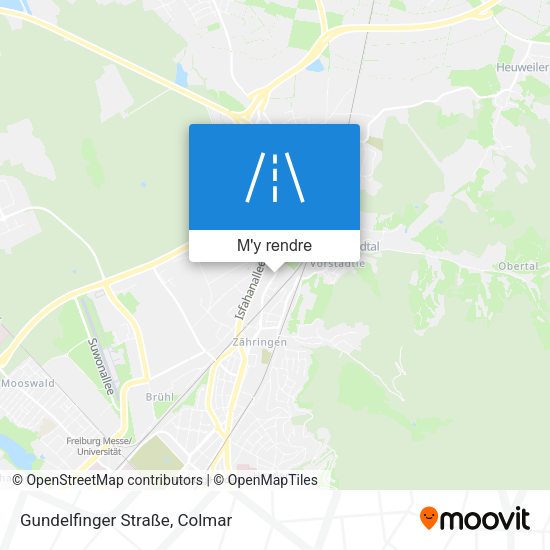 Gundelfinger Straße plan