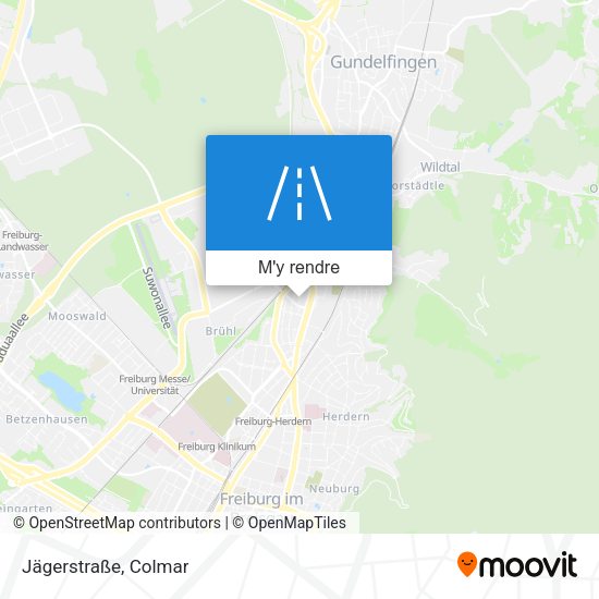Jägerstraße plan