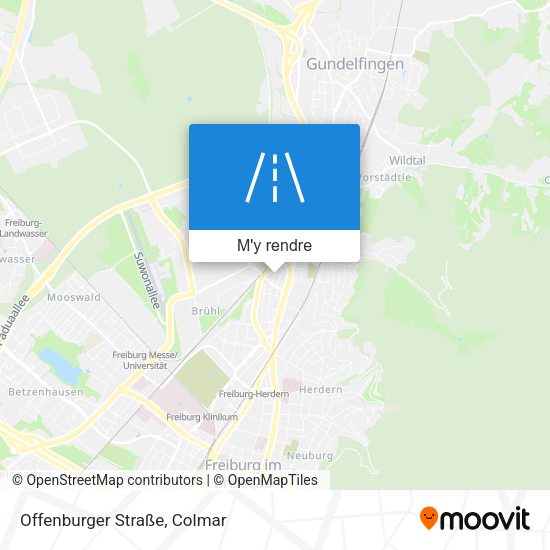 Offenburger Straße plan