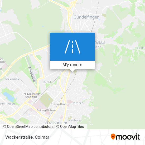 Wackerstraße plan