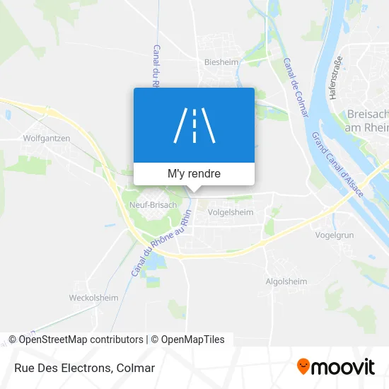 Rue Des Electrons plan