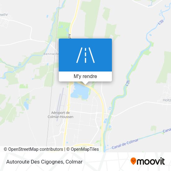 Autoroute Des Cigognes plan