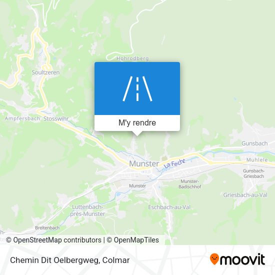 Chemin Dit Oelbergweg plan