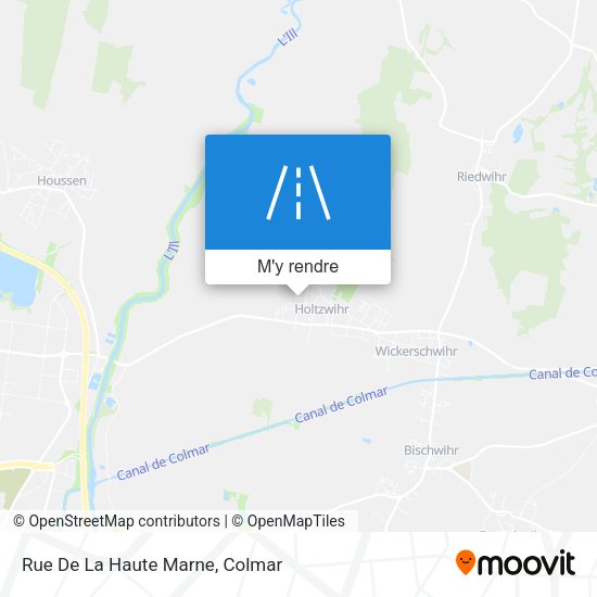 Rue De La Haute Marne plan