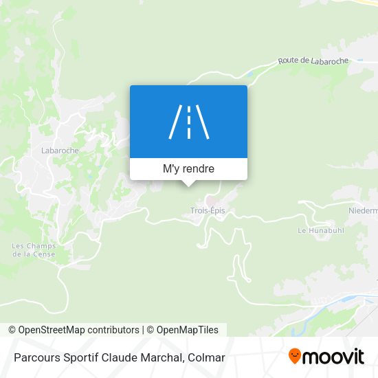 Parcours Sportif Claude Marchal plan