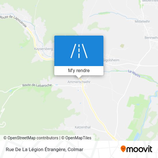 Rue De La Légion Étrangère plan
