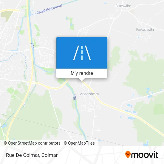 Rue De Colmar plan