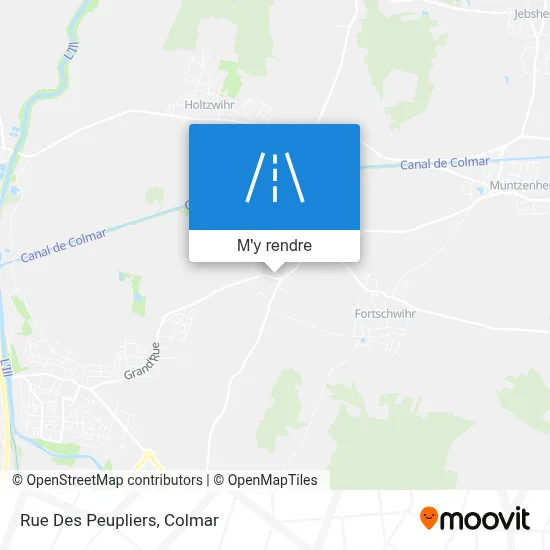 Rue Des Peupliers plan