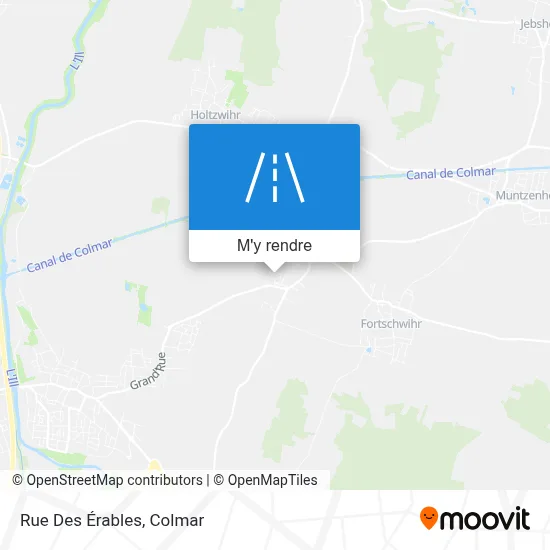 Rue Des Érables plan