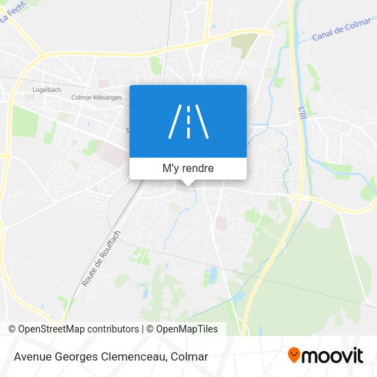 Avenue Georges Clemenceau plan