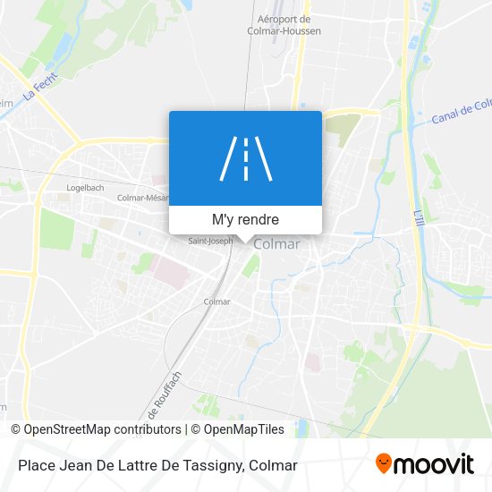 Place Jean De Lattre De Tassigny plan
