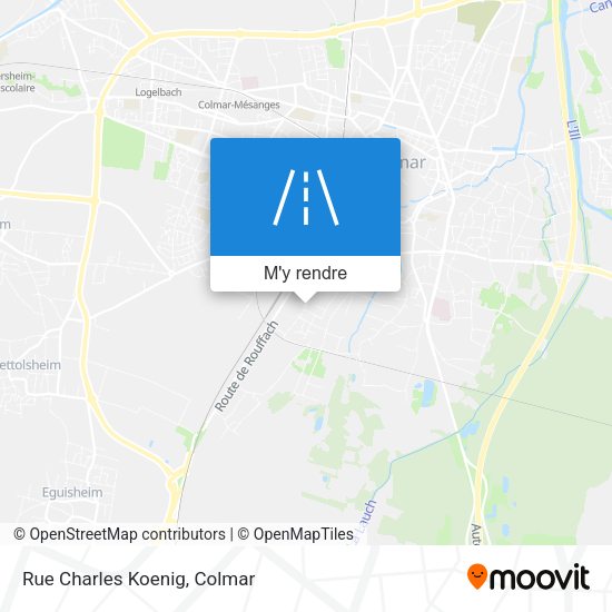 Rue Charles Koenig plan