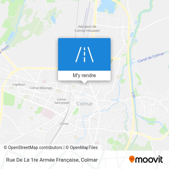 Rue De La 1re Armée Française plan