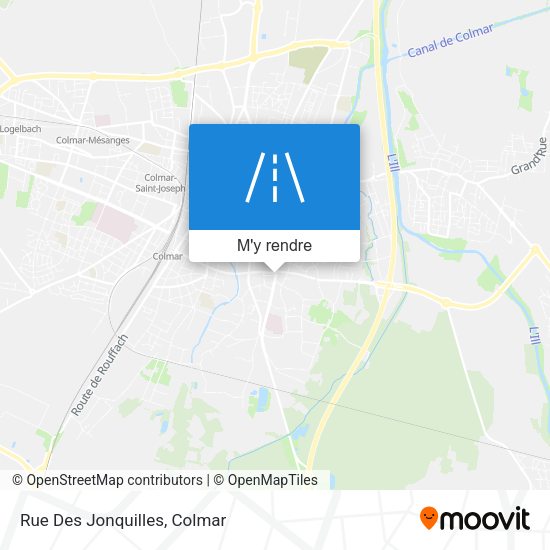 Rue Des Jonquilles plan