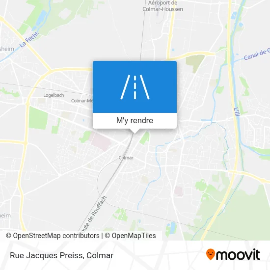 Rue Jacques Preiss plan