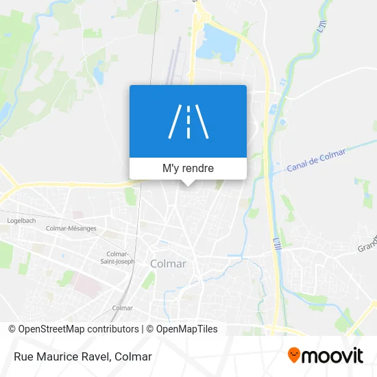 Rue Maurice Ravel plan