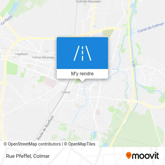 Rue Pfeffel plan