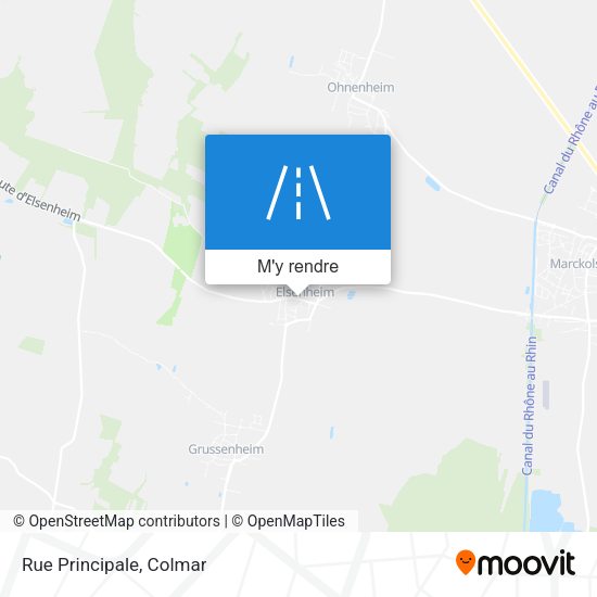 Rue Principale plan