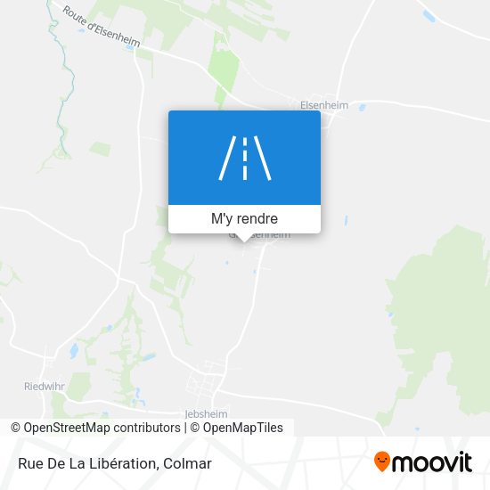 Rue De La Libération plan