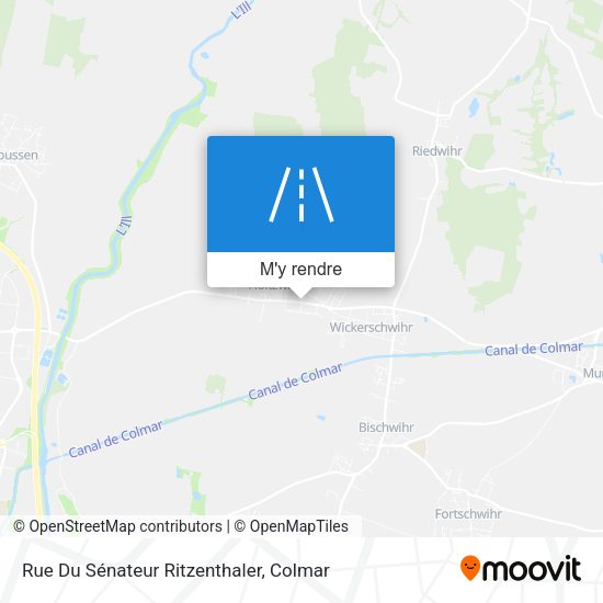 Rue Du Sénateur Ritzenthaler plan