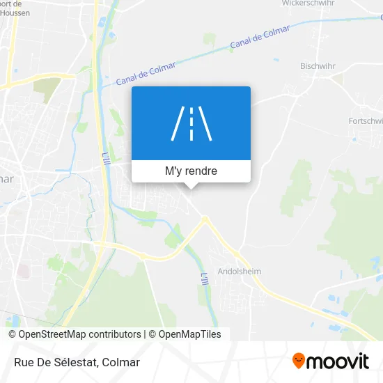 Rue De Sélestat plan