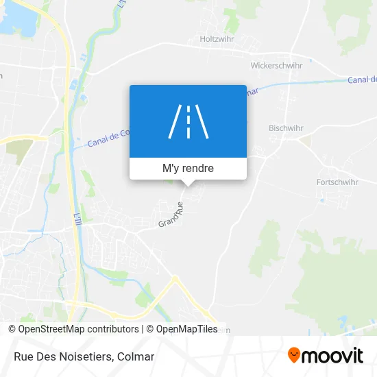 Rue Des Noisetiers plan