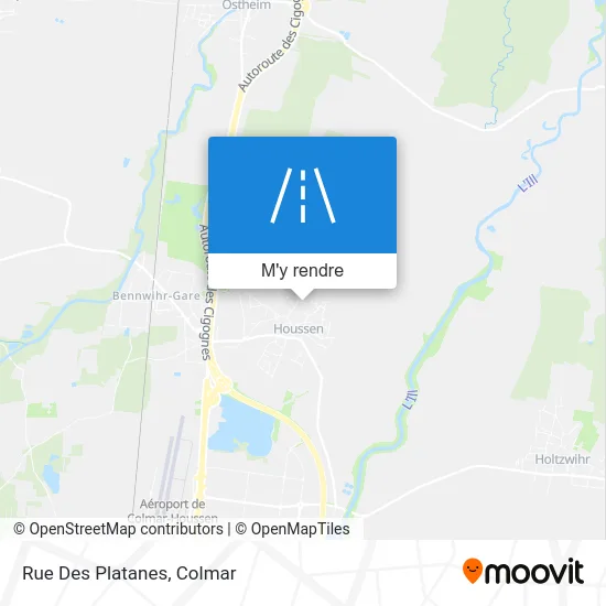 Rue Des Platanes plan