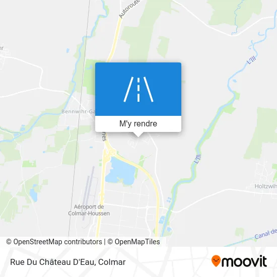 Rue Du Château D'Eau plan