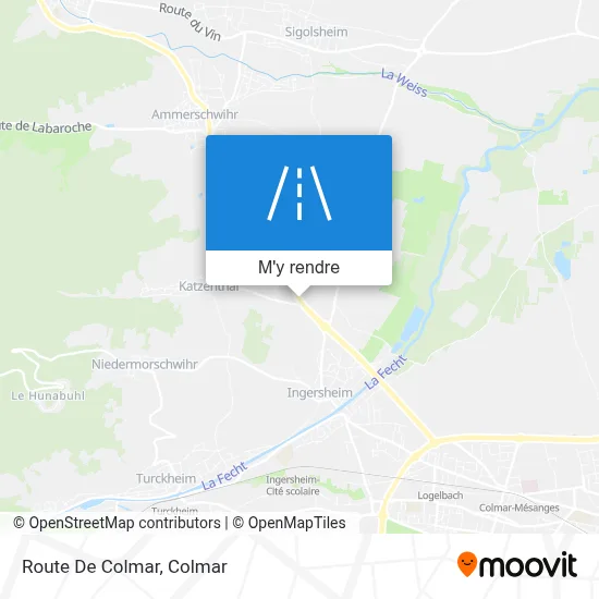Route De Colmar plan