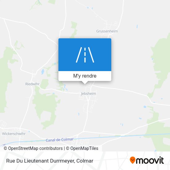 Rue Du Lieutenant Durrmeyer plan