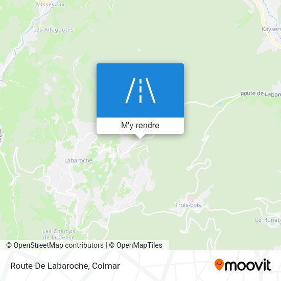 Route De Labaroche plan