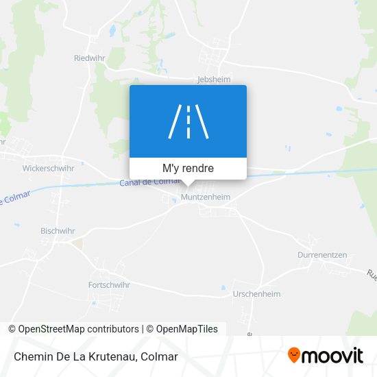 Chemin De La Krutenau plan