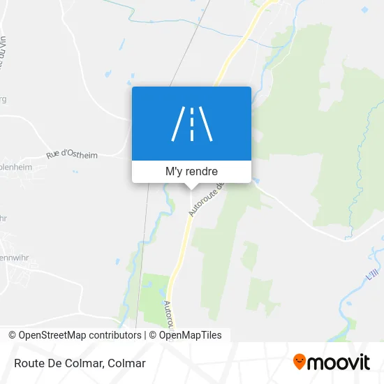 Route De Colmar plan